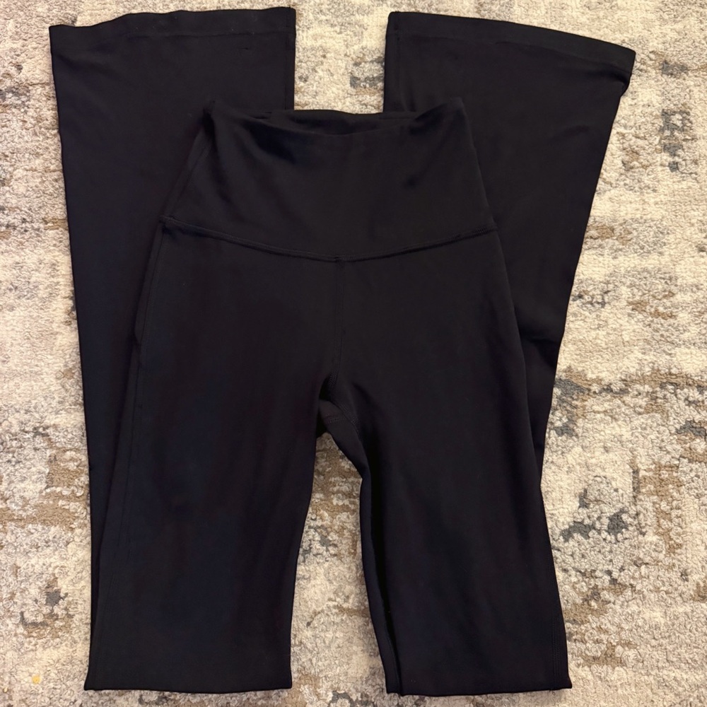 Lululemon Black High-Waisted Flare Leggings